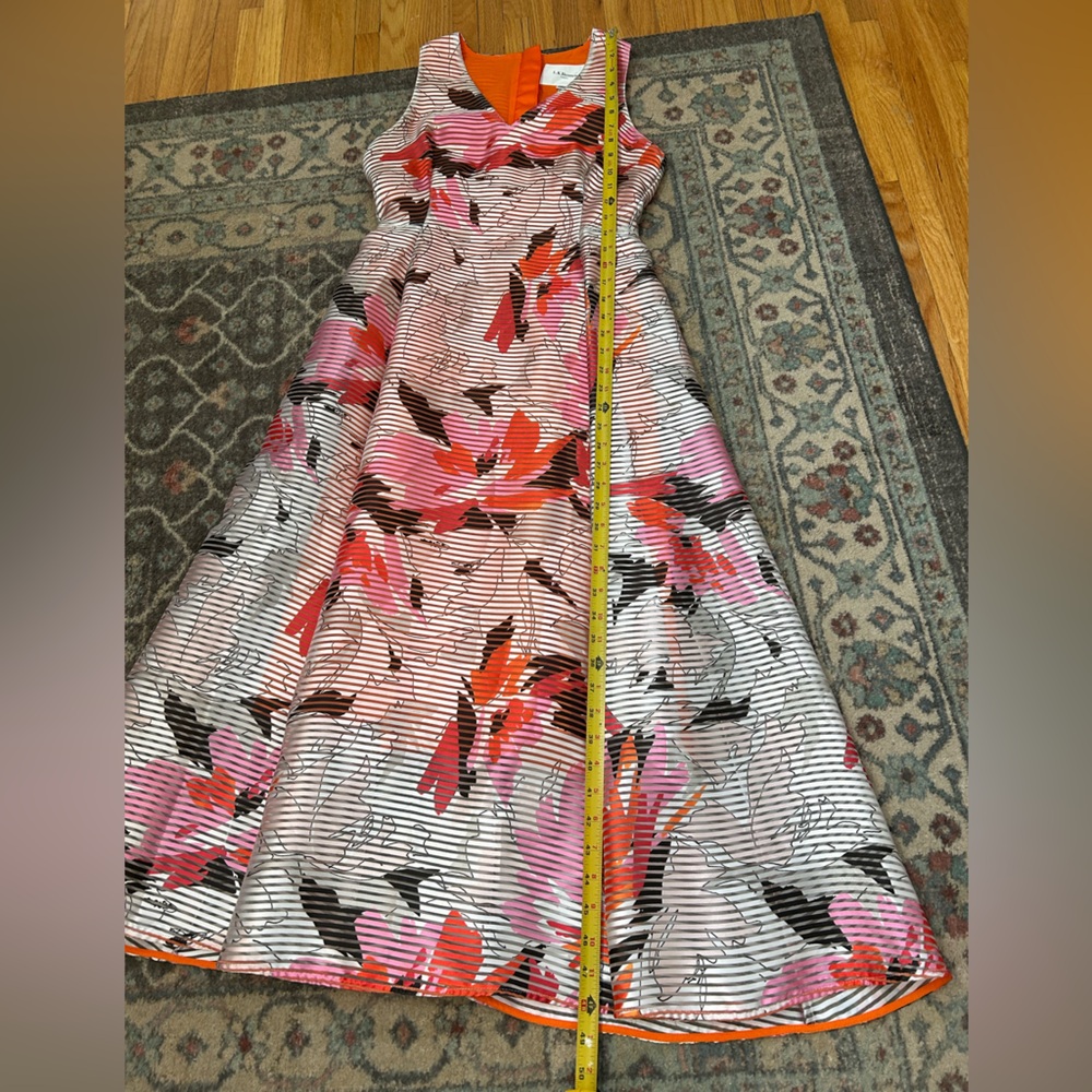 LK Bennett Prula Graphic Floral Midi Dress - Picture 9 of 9